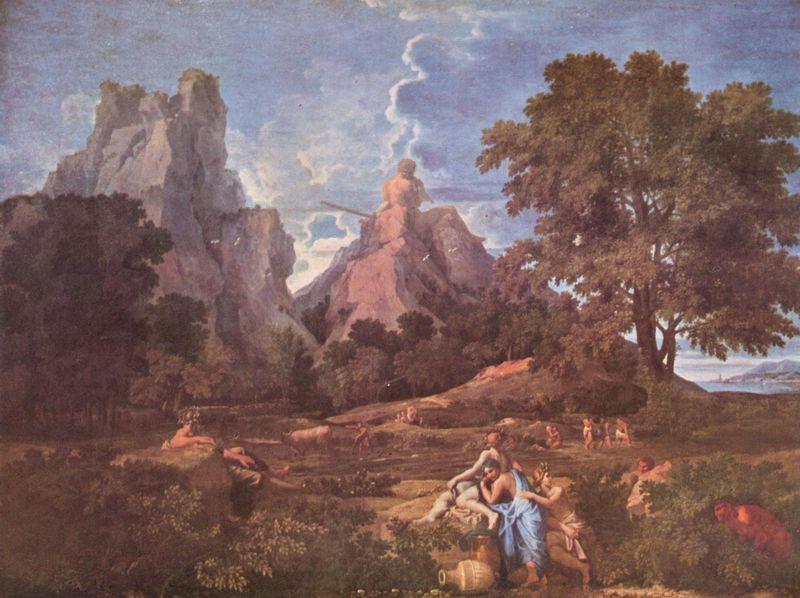 Nicolas Poussin Landschaft mit Polyphem oil painting picture